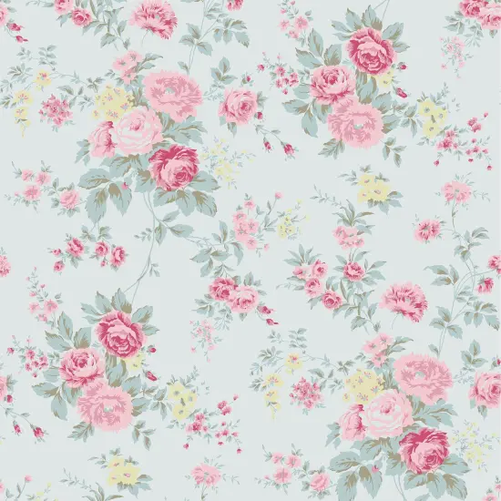 Rachel Ashwell Wild Flower Blue Wallpaper {2}