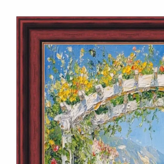 Certificate Gloss Cherry Wood Gold Lip Picture Frame 40x60 frame {3}