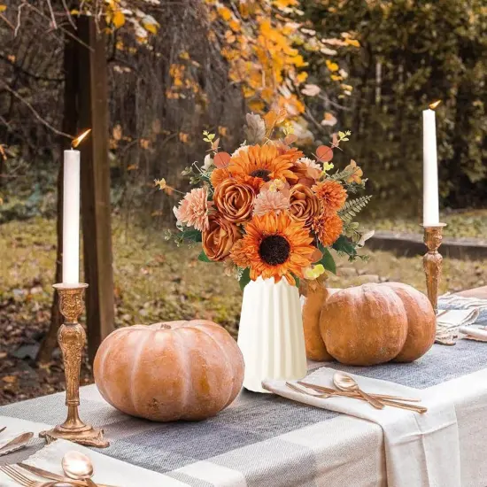 Fall Sunflowers Artificial Flowers {4}