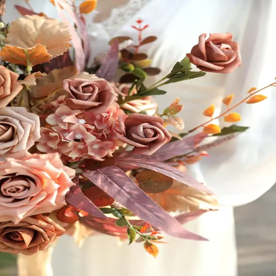 48pcs with 8 Kinds of Faux Fall Greenery {4}