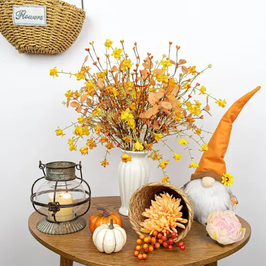 Artificial Fall Flowers with Berries 12 Pack Fall {3}
