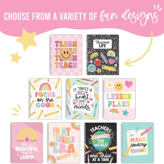 Teacher Planner 2025-2026 &ndash; Undated Lesson Planner Book with Stickers {3}