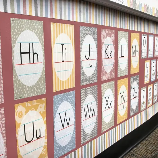 Teacher Created Resources Classroom Cottage Alphabet Bulletin Board {3}