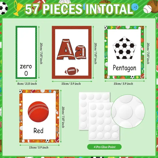 57 Pcs Alphabet and Number Bulletin Board Set {2}