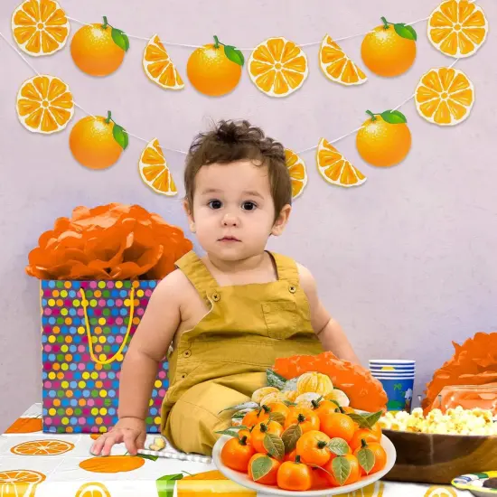 100 Pcs Mini Fake Oranges 1.06 Inches Little Cutie Baby Shower Decorations {5}