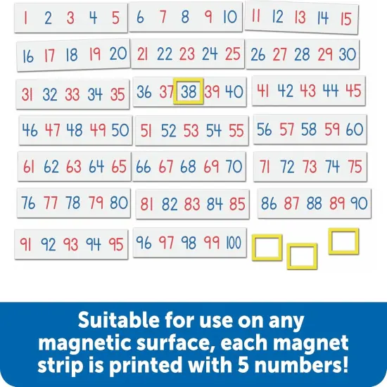 Learning Resources Magnetic Number Line 1-100 {3}
