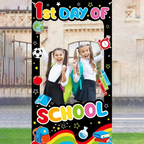 First Day of School Decorations Welcome School Photo Booth Props {4}
