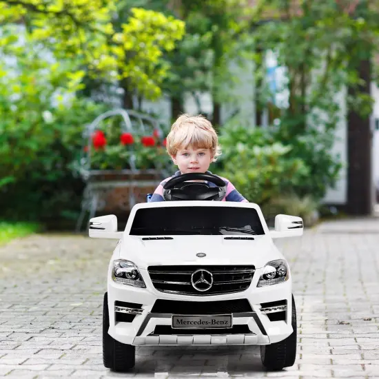 Costway Mercedes Benz ML350 6V Electric Kids Ride On Car Licensed MP3 RC Remote Control {12}