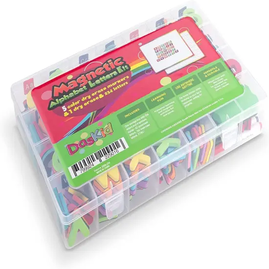 Magnetic Letters for Classroom Alphabet Letters Kit with Double Side - White {5}