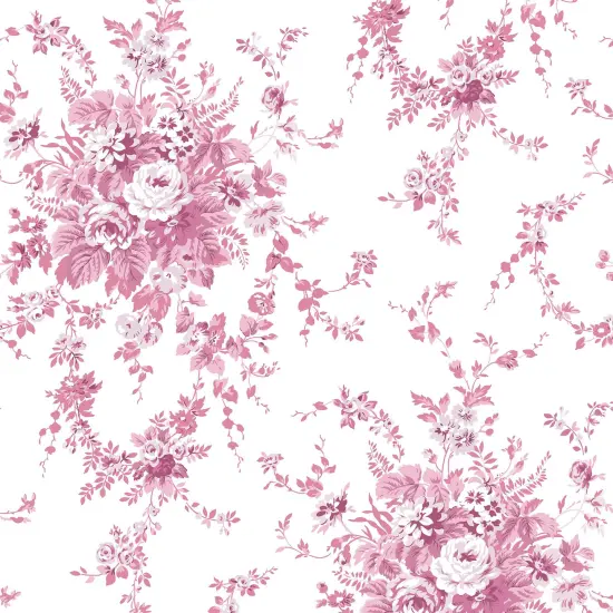 Rachel Ashwell Garden Floral Pink Wallpaper {2}