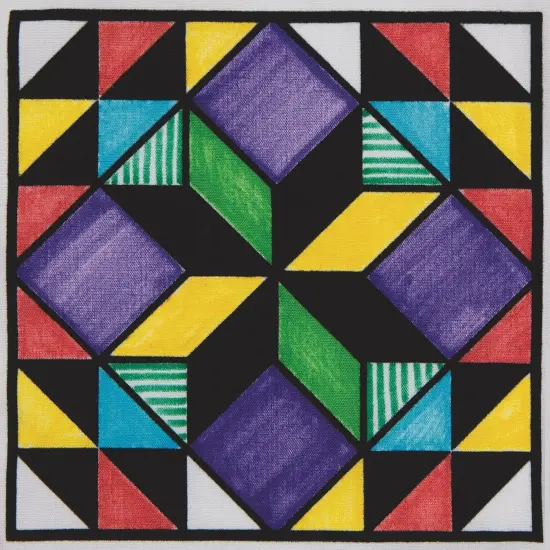 Velvet Collaborative Art Wall Hanging Quilt Pattern Kit {3}