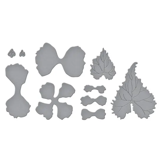 Spellbinders Etched Dies By Susan Tierney-Cockburn-Begonia And Ladybugs {2}