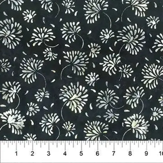 Banyan 83130-98 FRAGRANT - Pressed Flowers - Soot 45" Fabric Per Yard {1}