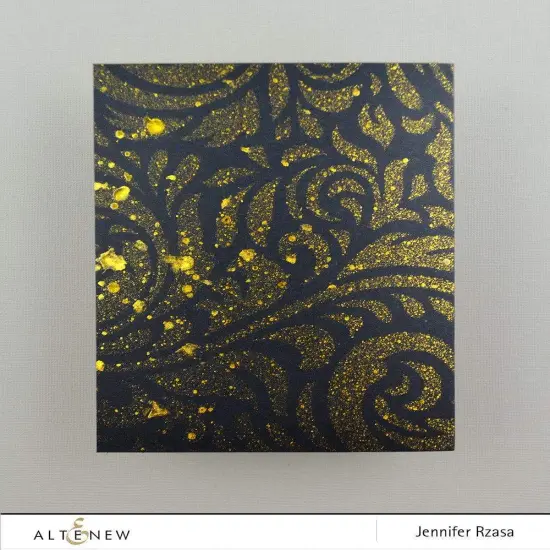 Elegant Swirls Stencil {6}