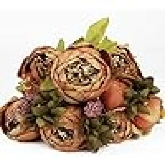 Flojery Silk Peony Bouquet Vintage {6}