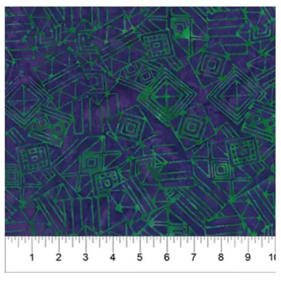 Banyan 80983-86 Line Work Boxed Toss - Eggplant 45" Fabric Per Yard {1}