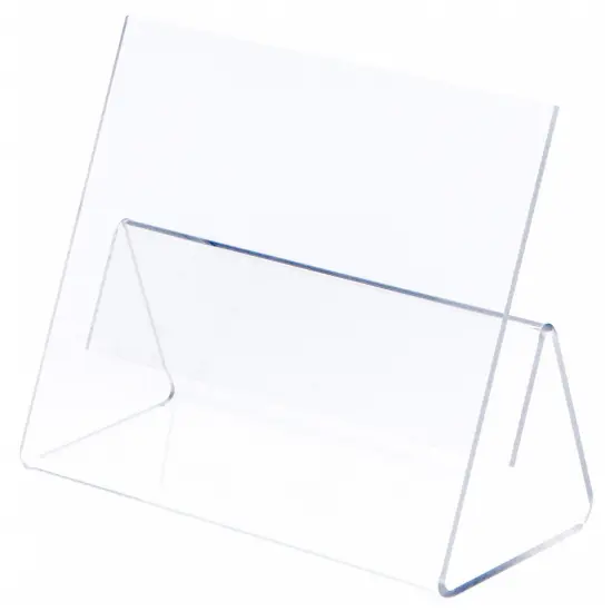 Plymor Clear Acrylic Cookbook Easel with Splatter Shield, 9.75 W x 4.375 D x 7.75 H {1}