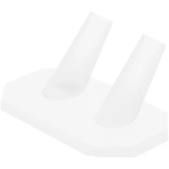 Plymor Frosted Acrylic Ring Finger Display, Double, 3.75" W x 2.25" D x 1.75" H {1}