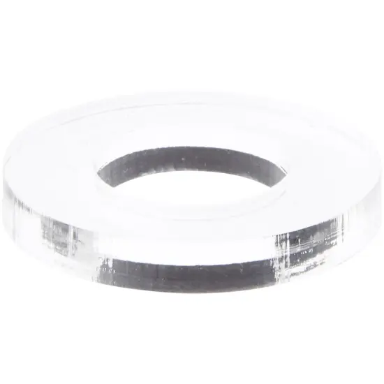 Plymor Clear Acrylic Egg, Marble, Ball or Sphere Thin Display Holder Stand, 0.25" H x 1.5" W {1}