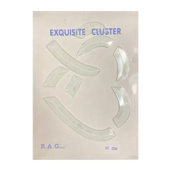 8-1/4" x 9-13/16" Exquisite Clear Glass Heart w/Ribbon Bevel Cluster EC256 {3}