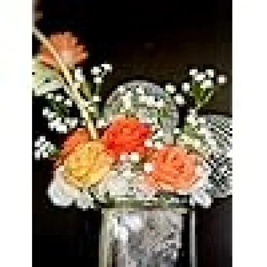 Long Stem Real Touch Fake Foam Roses for Decoration {5}