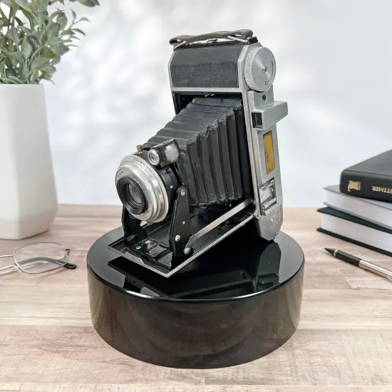 Plymor Black Acrylic Round Cylinder Display Riser, 2" H x 7" D {3}