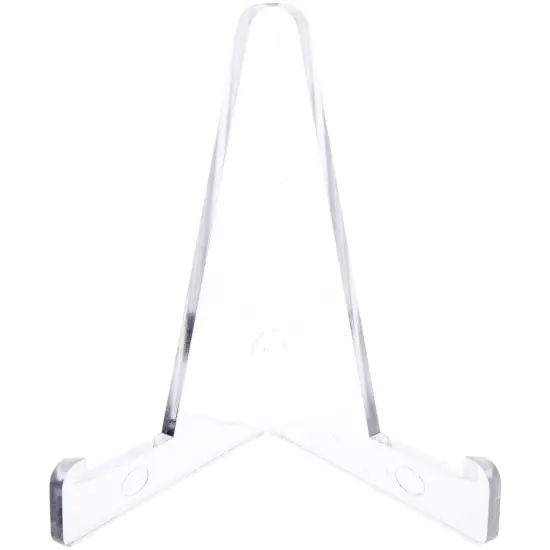 Plymor Clear Acrylic Display Easel, 3.375" H x 3.125" W x 1.875" D {1}