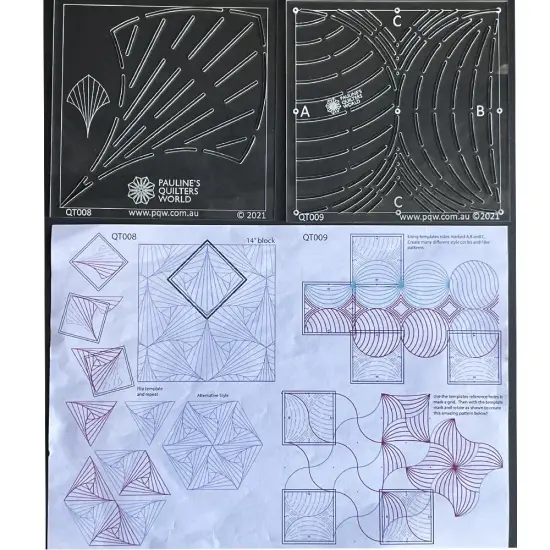 QAYG Quilting Templates Set C {4}