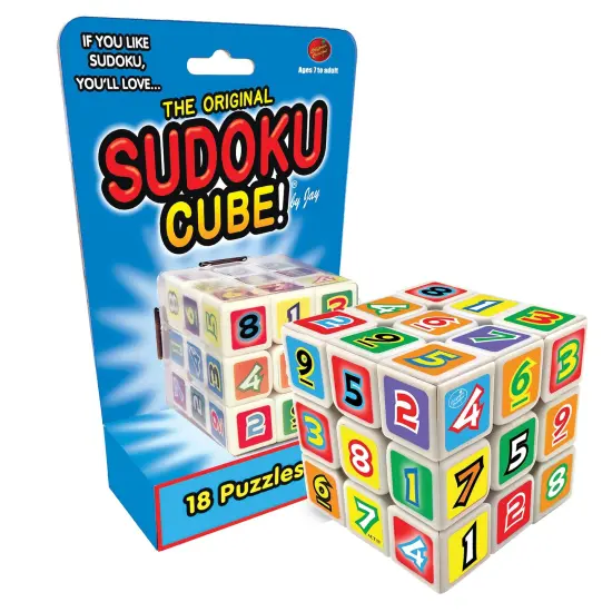 Collections Etc Sudoku 3D Cube - 18 Different Puzzles in One {1}