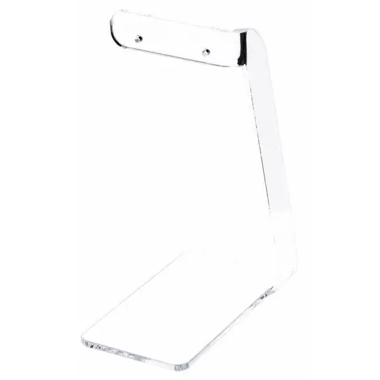 Plymor Clear Acrylic Signpost-style Pair Hanging Earring Display Stand, 2.375" W x 3.5" D x 5" H {1}