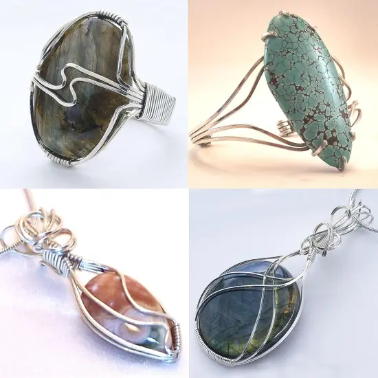 The Beadsmith WrapMaker Plier &ndash; Casual Comfort Handle, 6&rdquo; (152mm) &ndash; Holds Wire Bundle Securely As You Wrap &ndash; Works On All Gauges & Shapes &ndash; Bend, Shape, Pull & Position Wire {6}