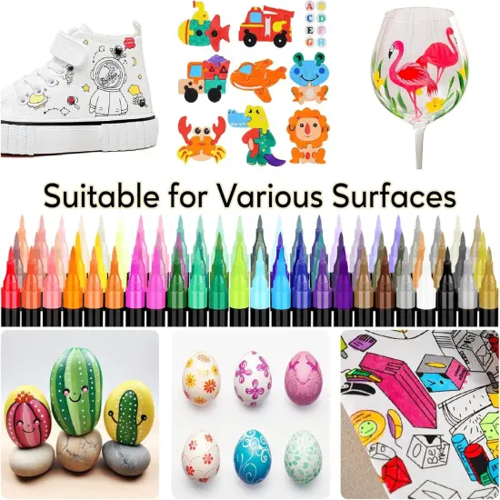 72 Colors Acrylic Paint Markers {6}