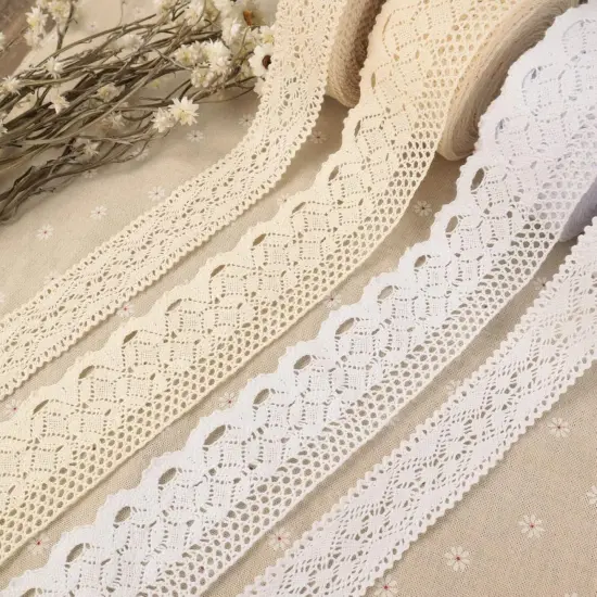 White Lace Ribbon Crochet Sewing Lace for Crafts {4}