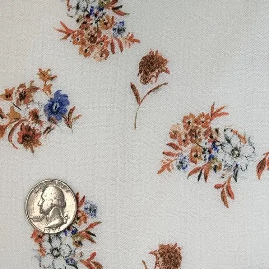 1 Yard Soft Natural Rayon Crinkle Crepon Fabric Apparel Textile 50/52 Inches Wide {3}