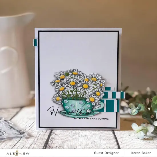 Paint-A-Flower: Chamomile Outline Stamp Set {5}
