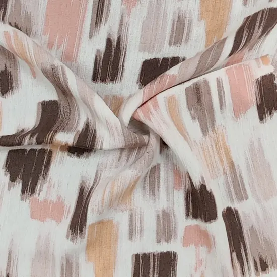 1 Yard Rayon Crinkle Crepon Fabric Cameo Rose, Lightweight, Drapey Apparel Material 50/52" Wide {1}