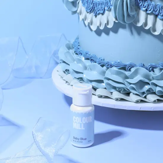 20ml Baby Blue Oil Based Colouring for Vibrant Buttercream Ganache Fondant Cake Batter and More {4}