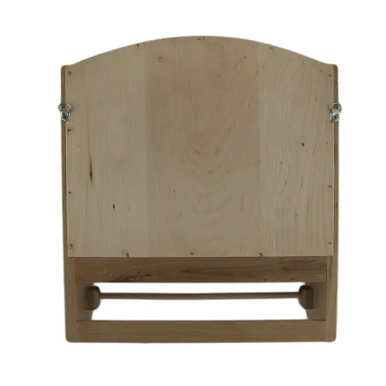 Bear in the Woods Hand Crafted Wooden Paper and Towel Holder w/Storage {4}