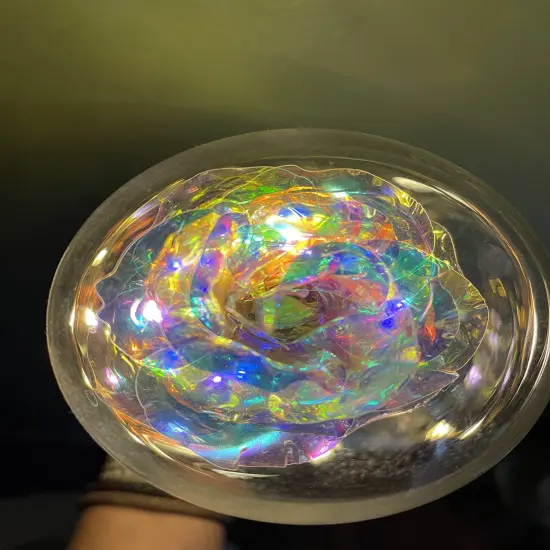 Light Up Rose in A Glass Birthday Gift for Woman Mothers Day Flowers Gift for Mom Rose Flower Gift for Her Anniversary Gift Preserved Flowers {3}