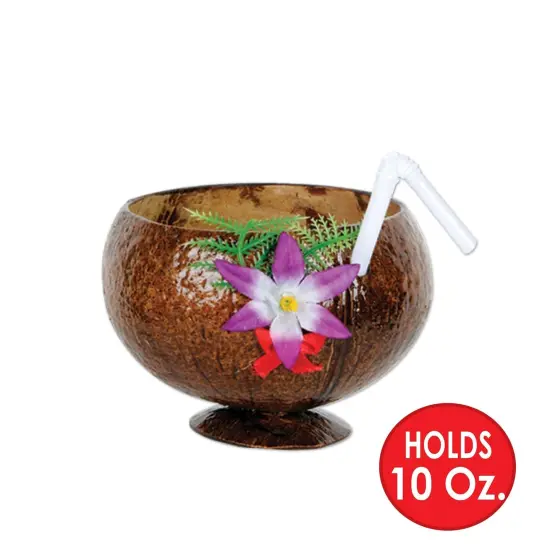 12 Pack Bulk Luau Party Coconut Cup {4}