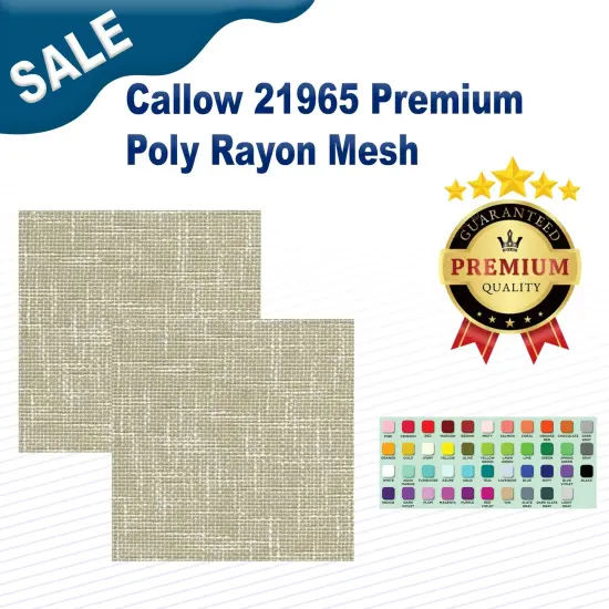 Callow 21965 Premium Poly Rayon Mesh Linen {2}