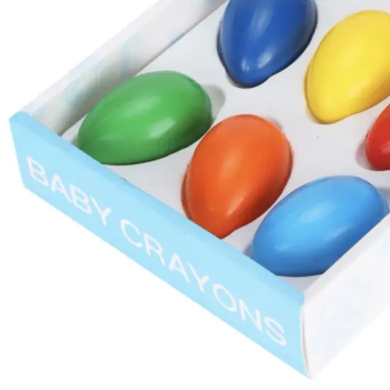 Egg Crayons 9 colors Wax Crayons Easter Basket Stuffers Toys for Kids Toddlers Gift for Boys and Girls Easter Gift for Baby {5}