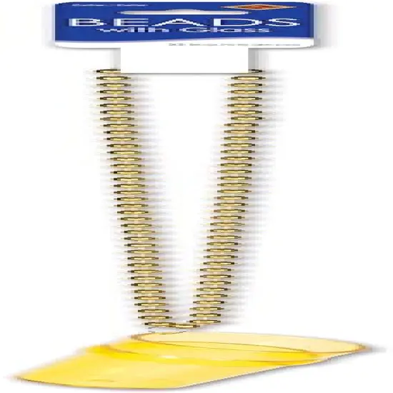 12 Pack Bulk Bead Necklace with Glass {2}