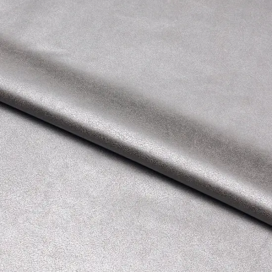 Recycled EcoTechFlex Distressed Foiled Spandex Fabric Black/Matte Black {5}