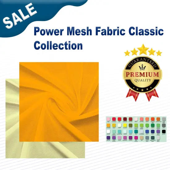 Power Mesh Fabric Classic Collection Sunset Blvd {2}