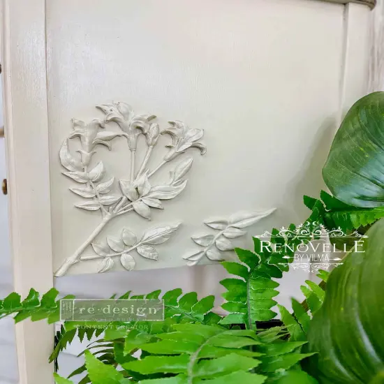 Redesign Decor Moulds&reg; - Lily Flowers - 8"x5", 8mm thickness Copyright #VA0002314255 {2}