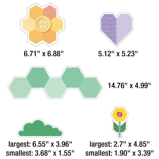 Carson Dellosa Crafty and Cool 64PC Motivational Bulletin Board Set, Arts & Crafts Theme Wall Art With Positive Affirmation for Back to School Decorations, Chalkboard, and Classroom Decor {4}