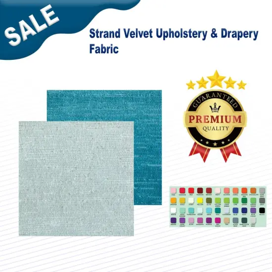 Strand Velvet Upholstery & Drapery Fabric Golden {2}