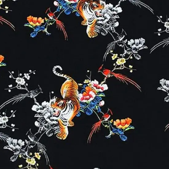 Wild Tiger Printed Spandex {2}