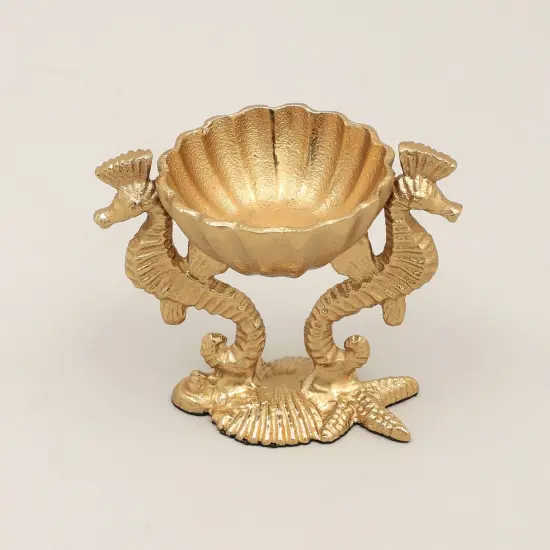 Decorative Bowl with Antique Gold Finish - Table D&eacute;cor {2}